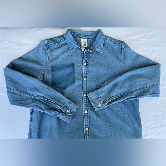 H&M | Button Down Denim Shirt - Picture 7 of 16